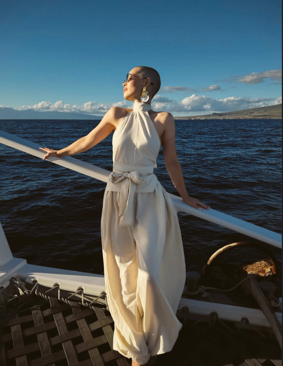 cadiz top - white